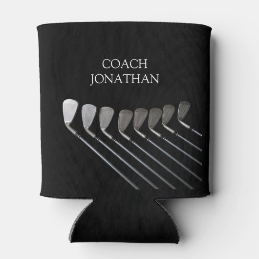 ゴルフクラブアートゴルフコーチ名 缶クーラー (裏面)