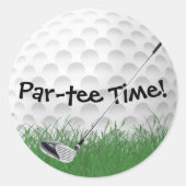 ゴルフクラブオンボール ラウンドシール (正面)