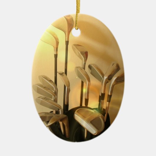 ゴルフクラブオーナメント セラミックオーナメント (正面)