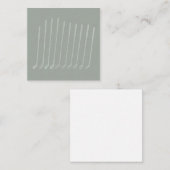 ゴルフクラブカスタムカラーア図解入りの、写真付きのート ノートカード (正面/裏面)