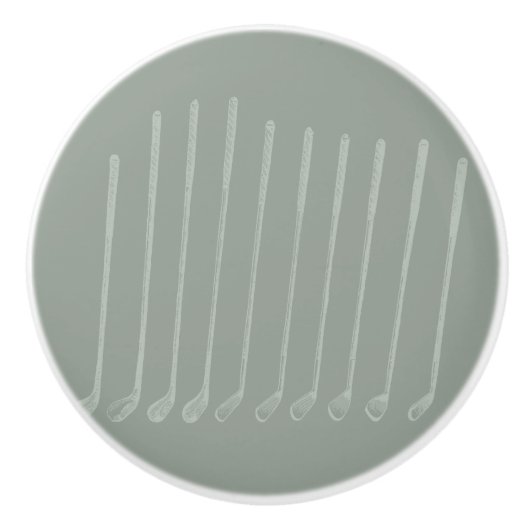 ゴルフクラブカスタムカ図解入りの、写真付きのラーアート セラミックノブ (正面)