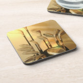 ゴルフクラブコルクのコースター コースター (左側)