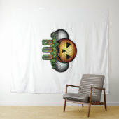 ゴルフクラブコースハロウィンゴルファー退職祝い タペストリー (インサイチュ(横))