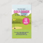 ゴルフクラブコーチコールカード 名刺 (正面)