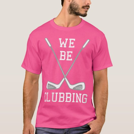 ゴルフクラブゴルフおもしろいクラブ Tシャツ (正面)