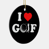 ゴルフクラブゴルファー好き  セラミックオーナメント (右)