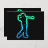 ゴルフクラブゴルファー子供たち男の子ゴルフ セーブザデート (正面/裏面)