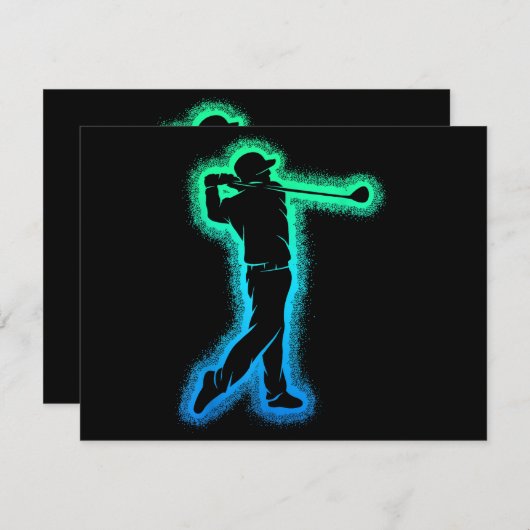 ゴルフクラブゴルファー子供たち男の子ゴルフ セーブザデート (正面/裏面)