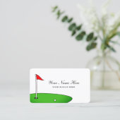 ゴルフクラブショップ会社の名刺テンプレート 名刺 (スタンド正面)