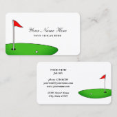 ゴルフクラブショップ会社の名刺テンプレート 名刺 (正面/裏面)