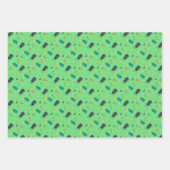 ゴルフクラブティースボールバッグスポーツパターン ラッピングペーパーシート (正面3)