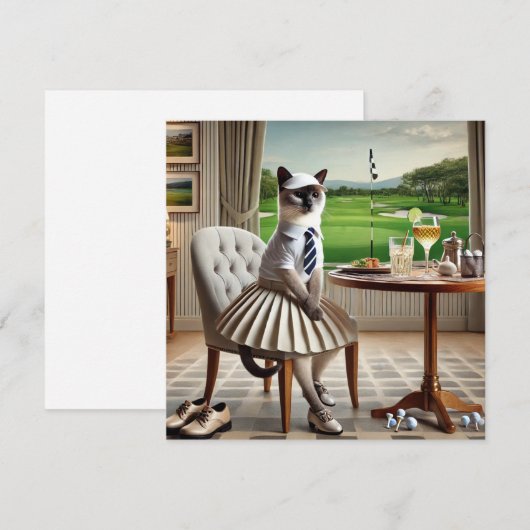 ゴルフクラブハウスfor猫好き (正面/裏面)