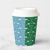 ゴルフクラブパターン紙カップ 紙コップ (右)