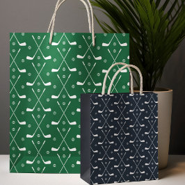 ゴルフクラブパターン紙プレート ミディアムペーパーバッグ