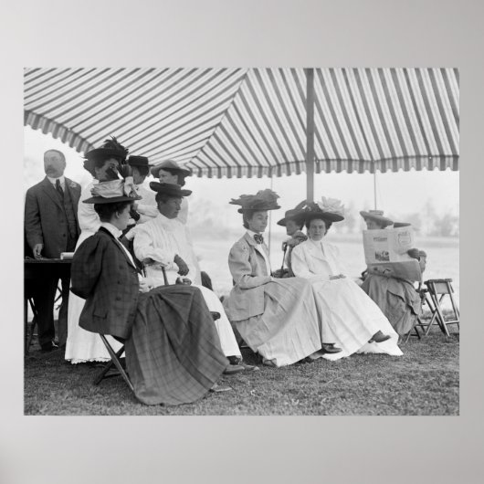 ゴルフクラブファッション, 1908 ポスター (正面)