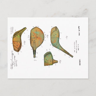 ゴルフクラブヘッド1925特許 – はがき