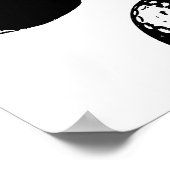 ゴルフクラブボールポスタースポーツモダンプリント ポスター (角)