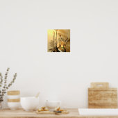 ゴルフクラブポスタープリント ポスター (キッチン)