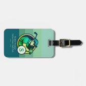 ゴルフクラブマンモノグラム荷物タグ付きゴルファー ラゲッジタグ (正面横)