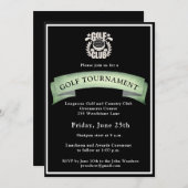 ゴルフクラブリーグ法人ロゴトーナメント 招待状 (正面/裏面)