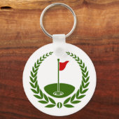 ゴルフクラブロカスタムゴクラシックゴルフフラグ/プロショップ キーホルダー (正面)