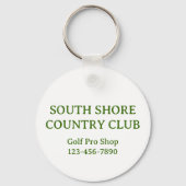 ゴルフクラブロカスタムゴクラシックゴルフフラグ/プロショップ キーホルダー (裏面)
