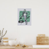 ゴルフクラブ付きジョーカー ポスター (キッチン)