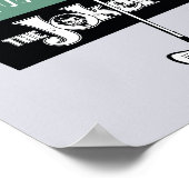 ゴルフクラブ付きジョーカー ポスター (角)