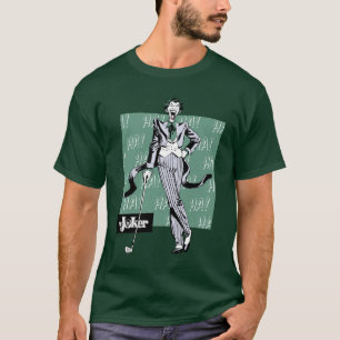 ゴルフクラブ付きジョーカー Tシャツ