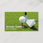 ゴルフクラブ及びボール | コース 名刺 (正面)