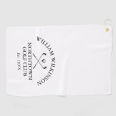 ゴルフクラブ及び会員名確定日 ゴルフタオル (横)