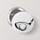 ゴルフクラブ及び球のバッジ 缶バッジ (正面&裏面)