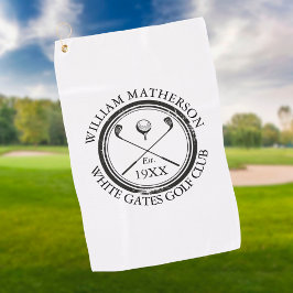 ゴルフクラブ名のオリジナルデザイン ゴルフタオル