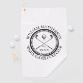 ゴルフクラブ名のオリジナルデザイン ゴルフタオル (インサイチュ)