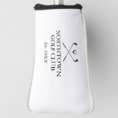 ゴルフクラブ名のクラシックなヘッドカバー ゴルフヘッドカバー (回転90)