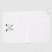 ゴルフクラブ名ゲームタイムレスゴルフグリーン ゴルフタオル (横)