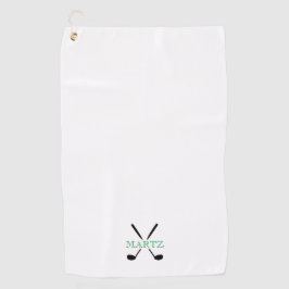 ゴルフクラブ名ゲームタイムレスゴルフグリーン ゴルフタオル