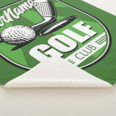 ゴルフクラブ名プロゴルファーパーソナライズされた選手 シェルパブランケット (3/4)