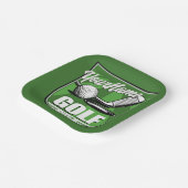 ゴルフクラブ名プロゴルファーパーソナライズされた選手 ペーパープレート (傾斜あり)