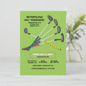 ゴルフクラブ招待状 招待状 (スタンド正面)