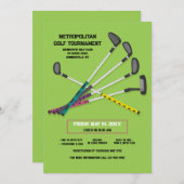 ゴルフクラブ招待状 招待状 (正面/裏面)