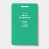 ゴルフクラブ特別大会イベントパス バッジ (裏面)