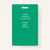 ゴルフクラブ特別大会イベントパス バッジ (裏面)