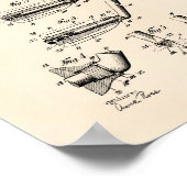 ゴルフクラブ1917パテントアート – オールドピーパー ポスター (角)