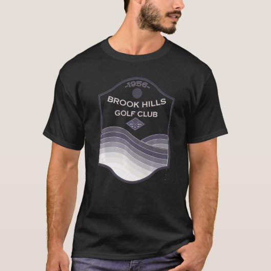 ゴルフクラブ1956トーナメントゴルファーTees男性 Tシャツ (正面)