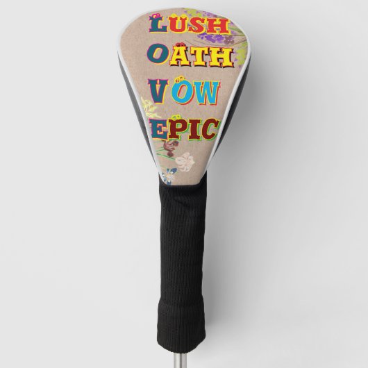 ゴルフクラブ ゴルフヘッドカバー (正面)