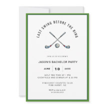 ゴルフクラブ&ボールゴルフバチュラーパーティ