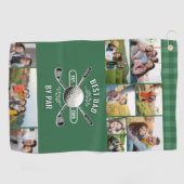 ゴルフクラブ&ボール10枚最高のパパバイパー ゴルフタオル (横)