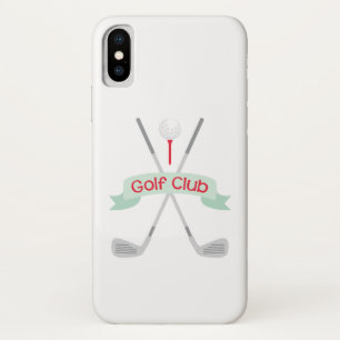 ゴルフクラブ iPhone X ケース