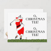 ゴルフクリスマスカード シーズンポストカード (正面/裏面)